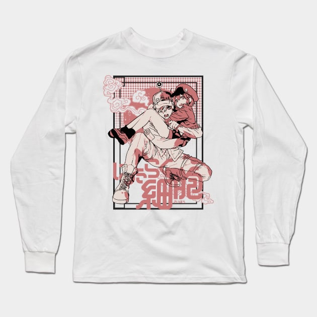 Hataraku Saibou Long Sleeve T-Shirt by Kaniart